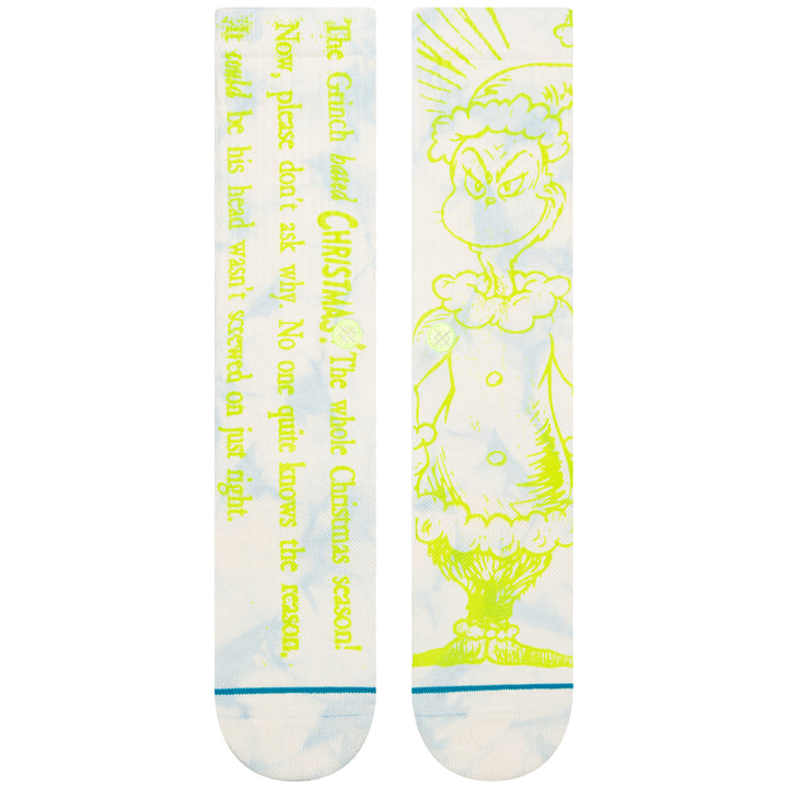 Stance Merry Grinchmas Socks Off White