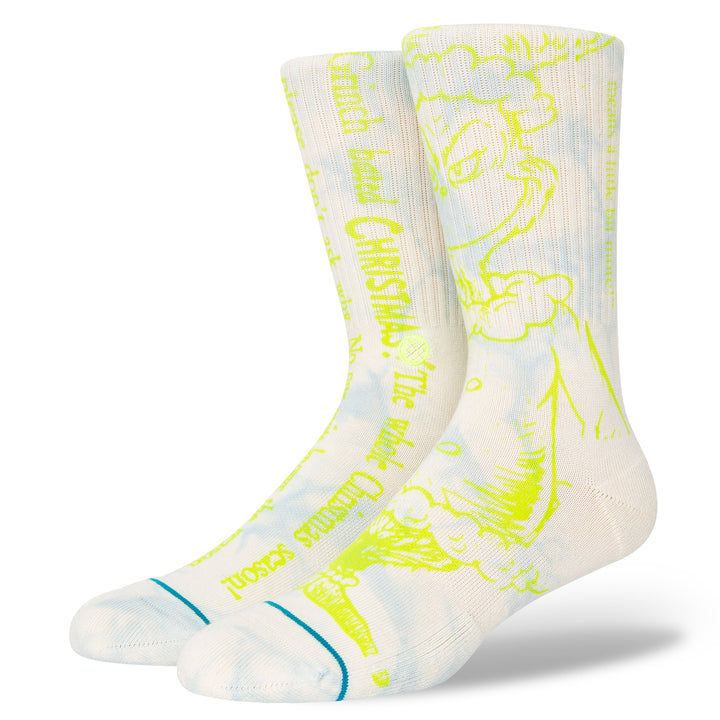 Stance Merry Grinchmas Socks Off White