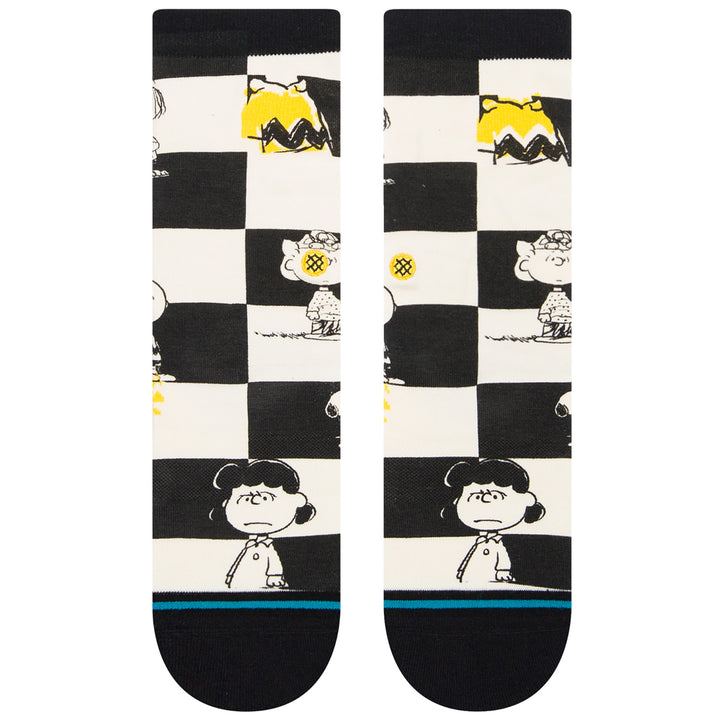 Stance Checked Socks - Kids' Black