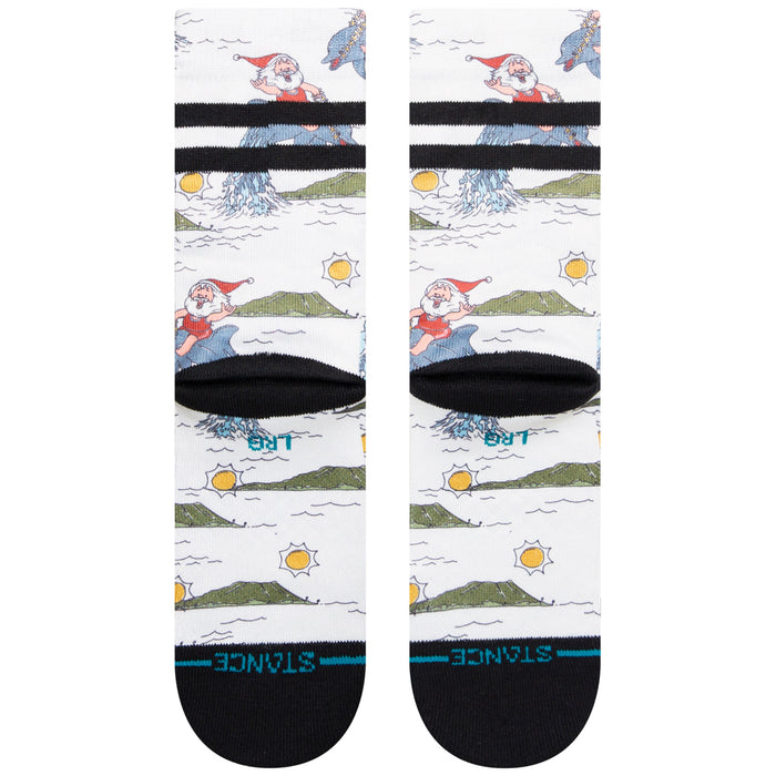 Stance Santas Wild Ride Socks - Kids' Off White