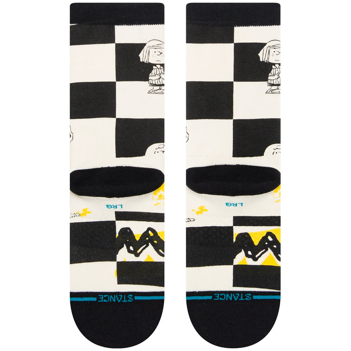 Stance Checked Socks - Kids' Black