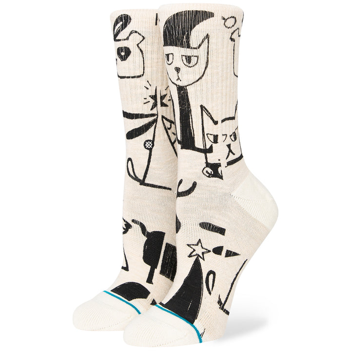 Stance Christmas Bazaar Socks - Women's Off White