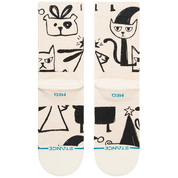 Stance Christmas Bazaar Socks - Women's Off White