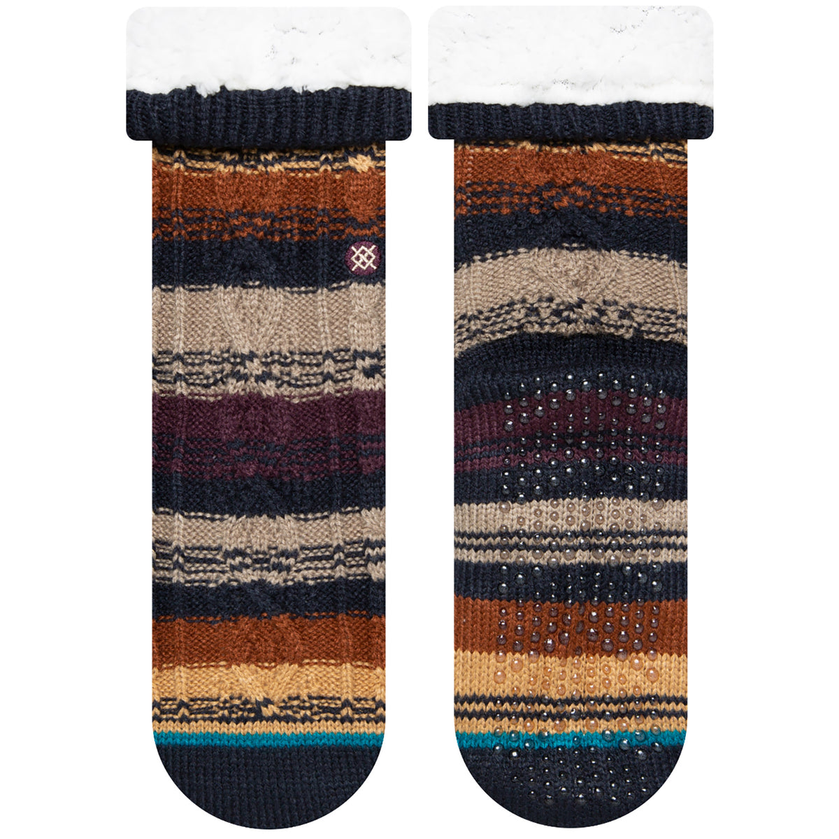 Stance Toasted Socks Burgandy