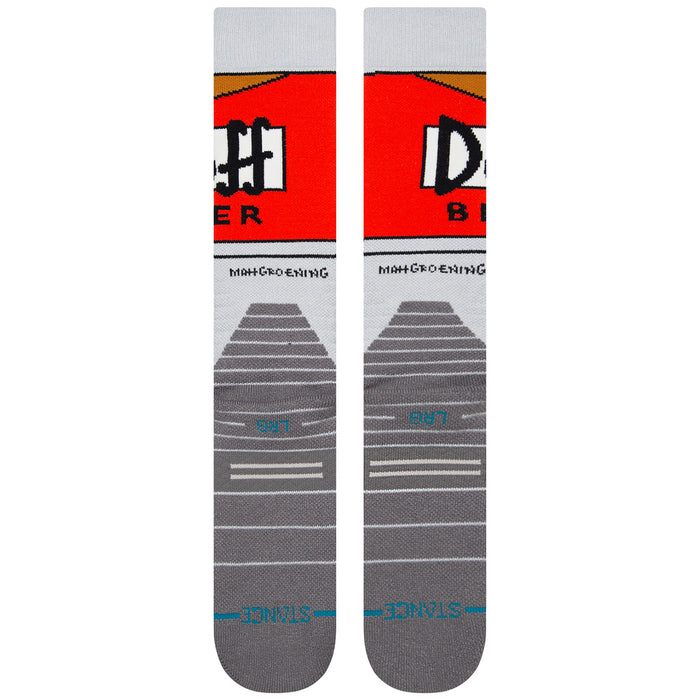 Stance Duff Beer Snow Socks Grey