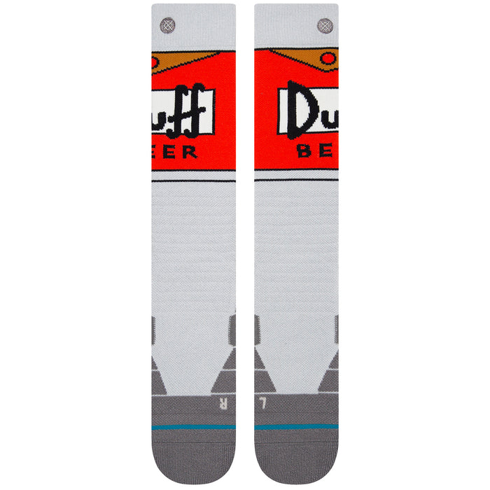 Stance Duff Beer Snow Socks Grey