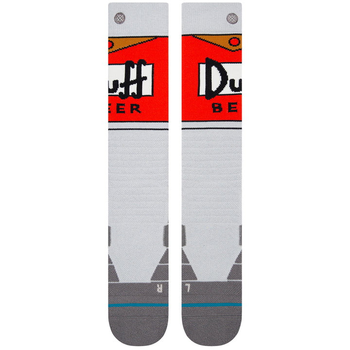 Stance Duff Beer Snow Socks Grey