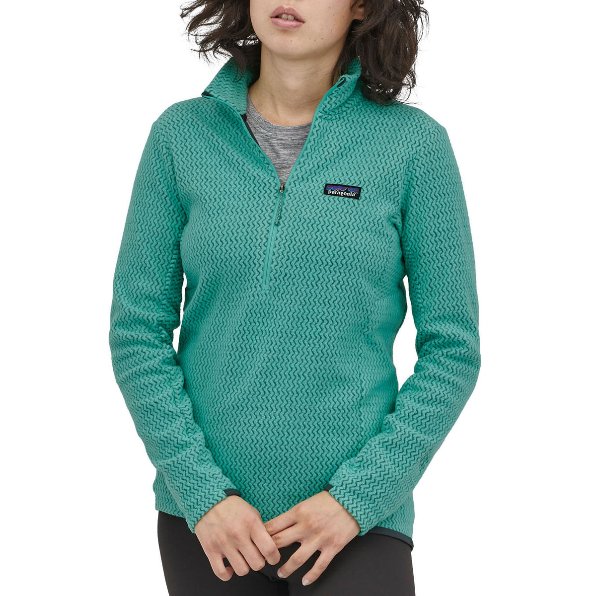 Patagonia R1 Air Zip Neck Top - Women's Fresh Teal