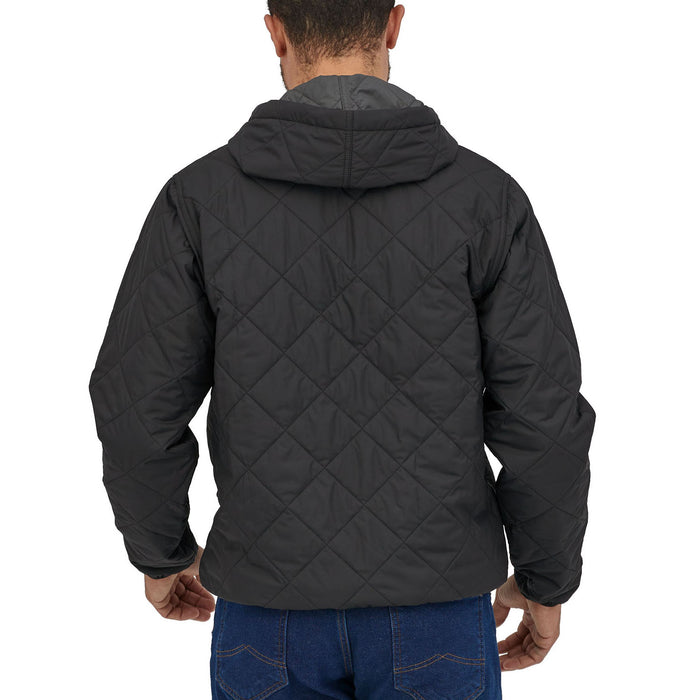 Patagonia Diamond Quilted Bomber Hoodie - Men's Black