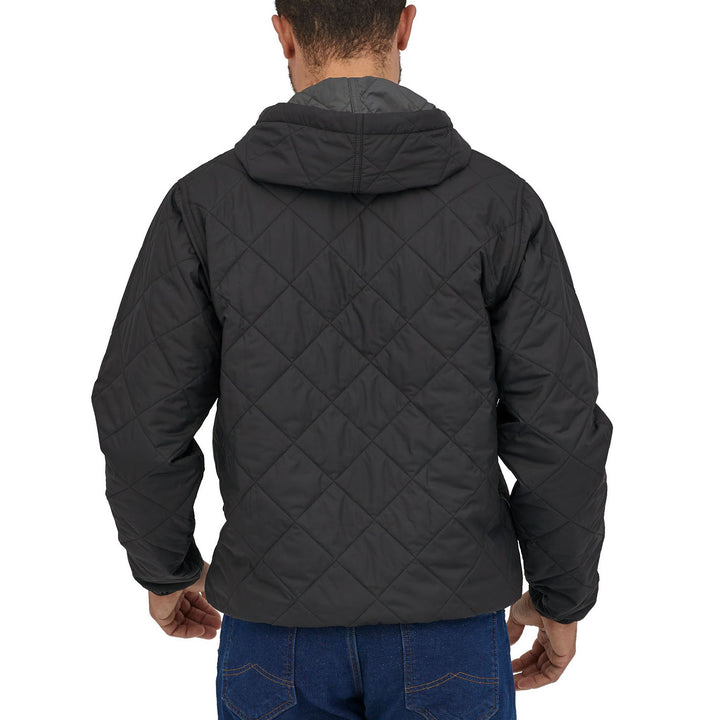 Patagonia Diamond Quilted Bomber Hoodie - Men's Black