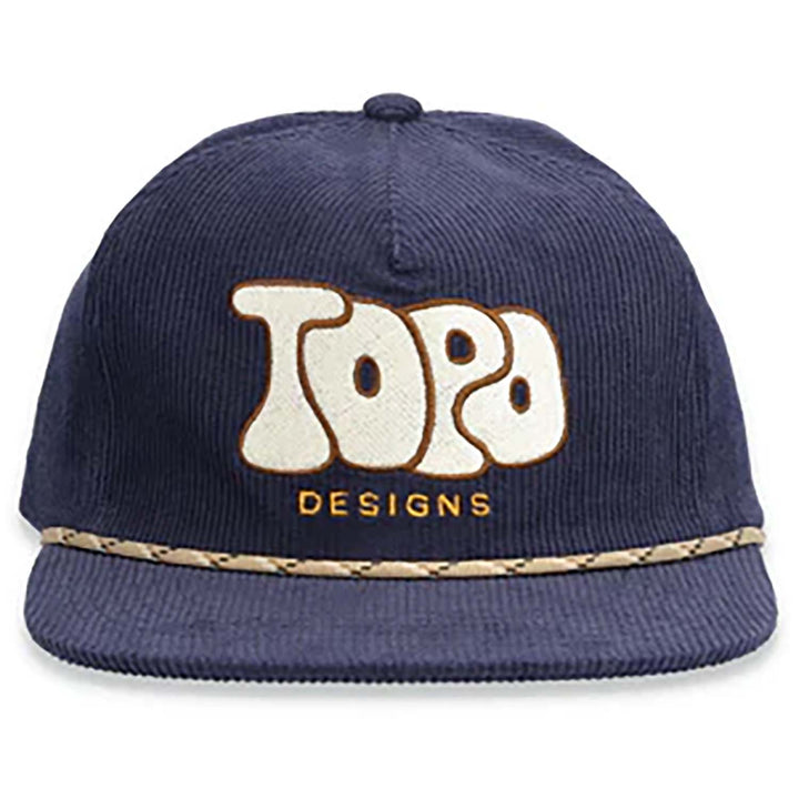 Topo Designs Bubble Corduroy Trucker Hat Navy