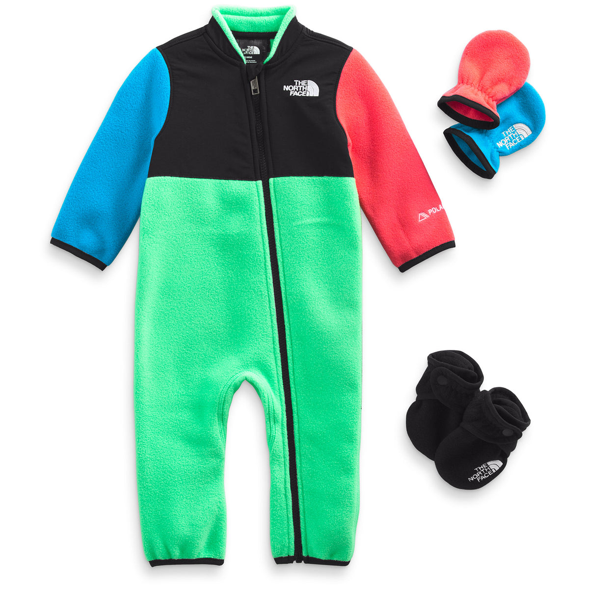 The North Face Denali Onepiece Set - Infants' Chlorophyll Green