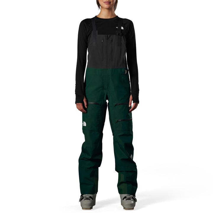 The North Face Summit Tsirku FUTURELIGHT™ Short Bib Pants - Women's Ponderosa Green/TNF Black