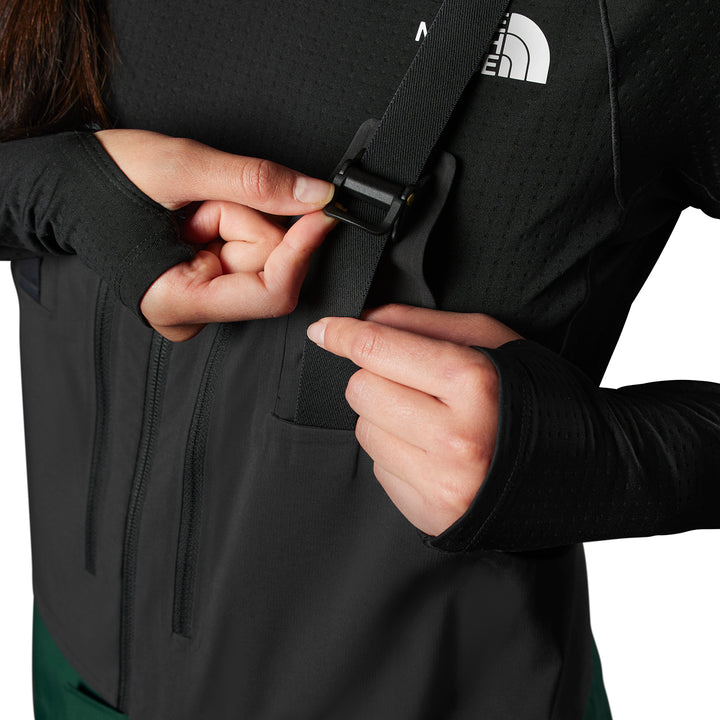 The North Face Summit Tsirku FUTURELIGHT™ Short Bib Pants - Women's Ponderosa Green/TNF Black