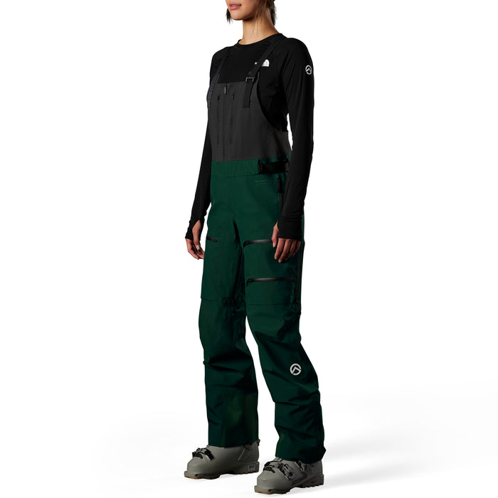 The North Face Summit Tsirku FUTURELIGHT™ Short Bib Pants - Women's Ponderosa Green/TNF Black