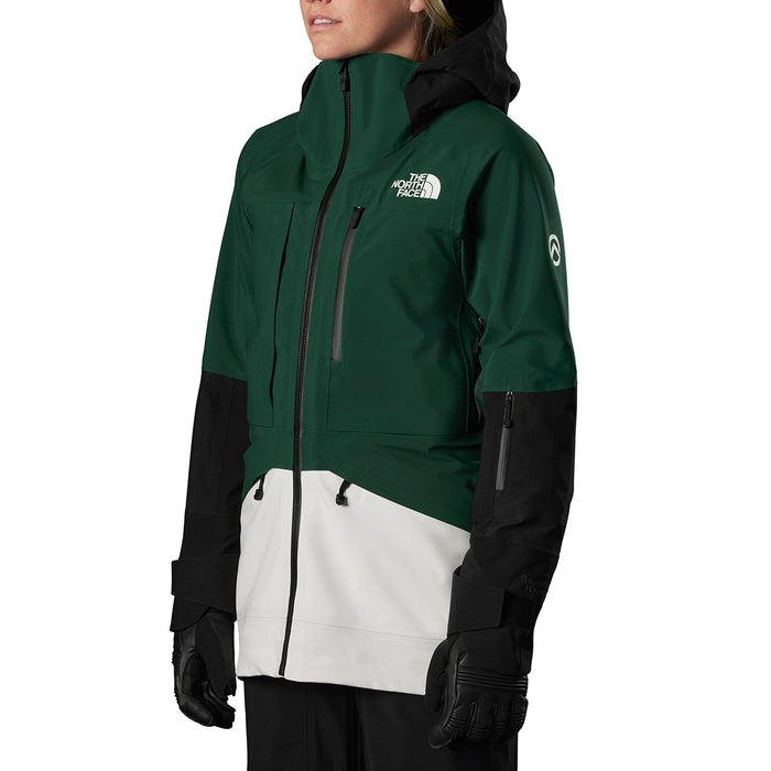 The North Face Summit Verbier FUTURELIGHT™ Jacket - Women's Ponderosa Green/Gardenia White/TNF Black