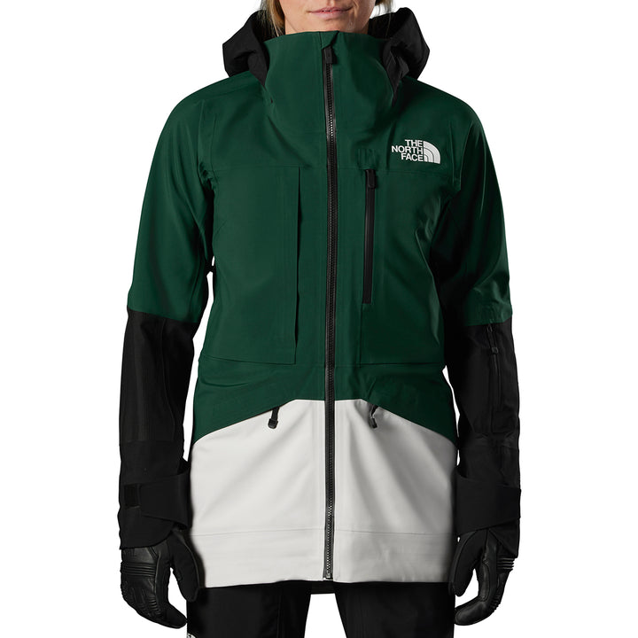 The North Face Summit Verbier FUTURELIGHT™ Jacket - Women's Ponderosa Green/Gardenia White/TNF Black