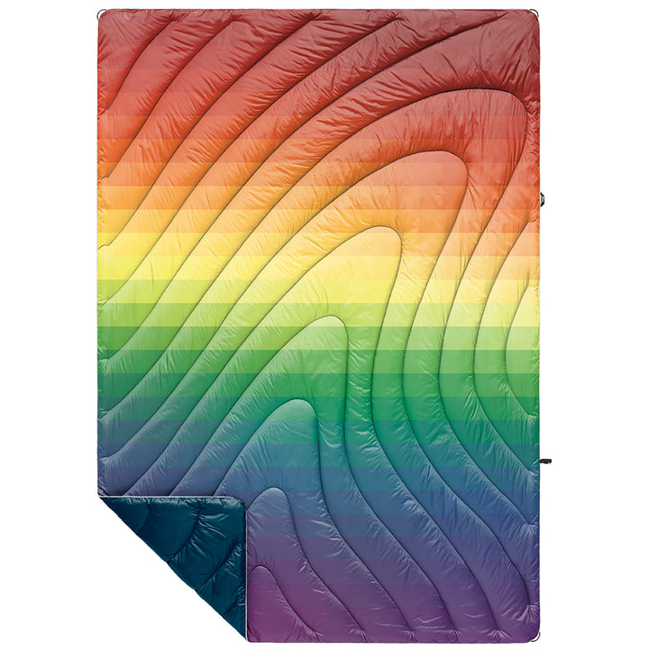 Rumpl Original Puffy Blanket - Rainbow Fade Rainbow Fade