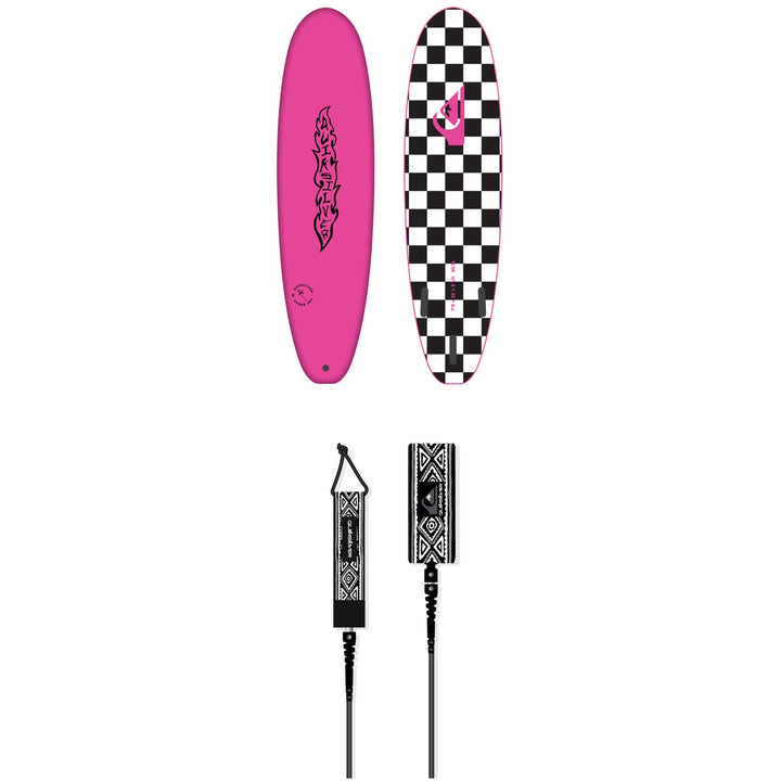 Quiksilver Soft Break 7' Surfboard + Quiksilver Roots Leash
