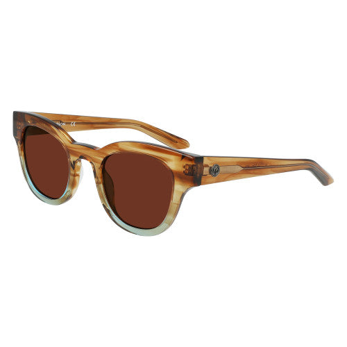 Dragon Jett Sunglasses Brown Teal Gradient/LumaLens Rose Copper Ion