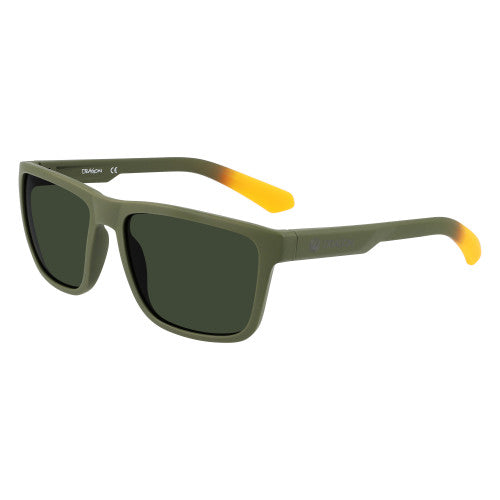 Dragon Reed XL Sunglasses Matte Olive Fade/LumaLens G15