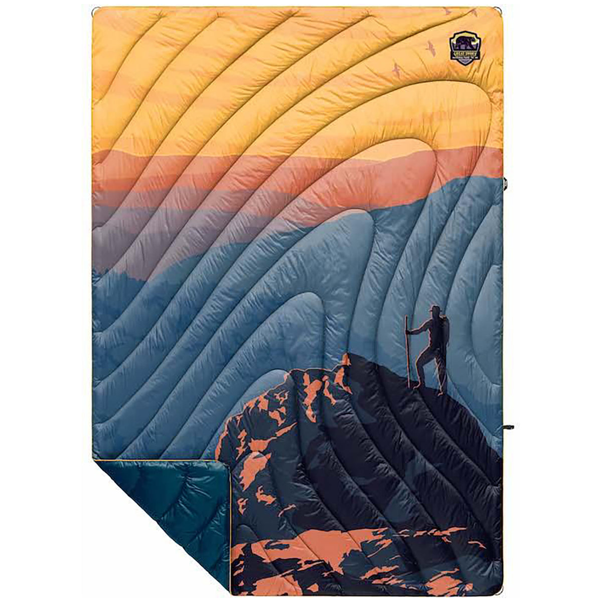 Rumpl Original Puffy Blanket - Great Smoky Mountains Great Smoky Mountains