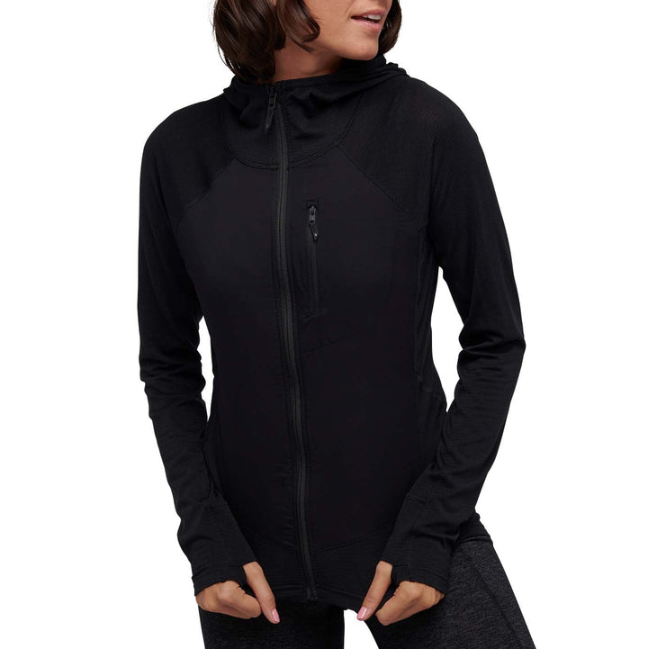 Black Diamond Coefficient LT Hybrid Hoodie - Women's Black
