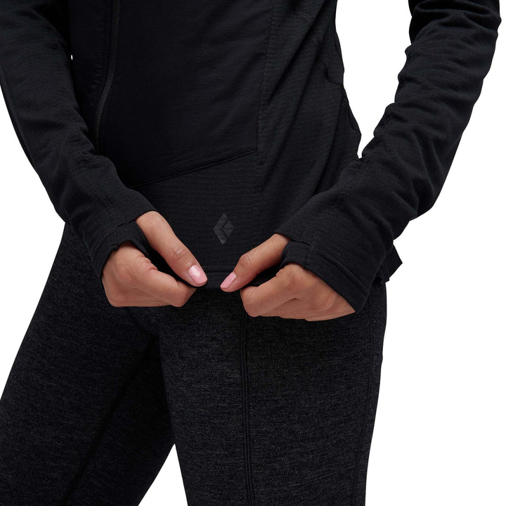 Black Diamond Coefficient LT Hybrid Hoodie - Women's Black