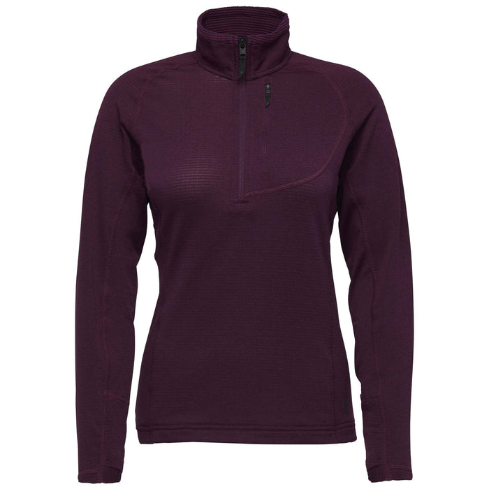 Black Diamond Coefficient LT Quarter-Zip Pullover - Women's Blackberry