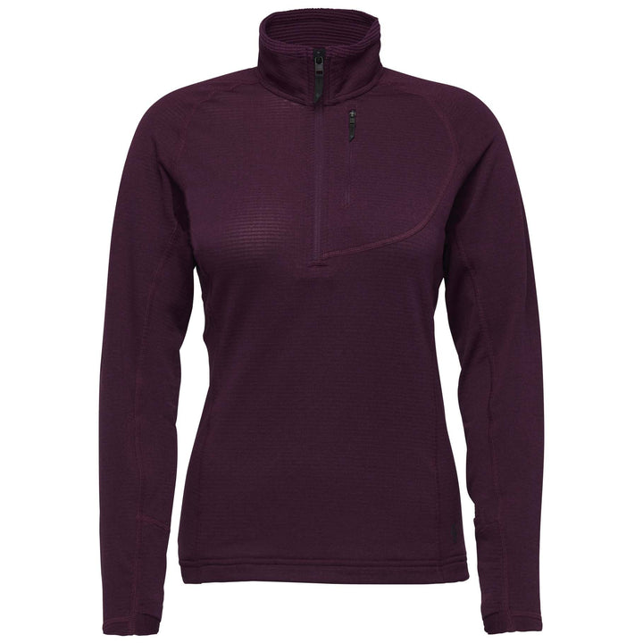 Black Diamond Coefficient LT Quarter-Zip Pullover - Women's Blackberry