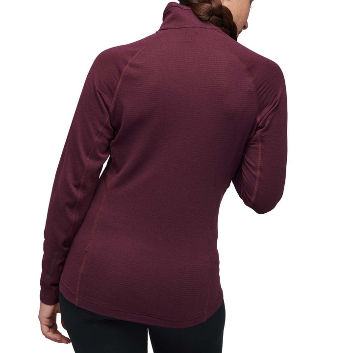 Black Diamond Coefficient LT Quarter-Zip Pullover - Women's Blackberry