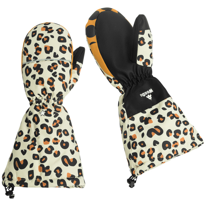 WeeDo funwear CHEETADO Leopard Mittens - Kids' Leoprint