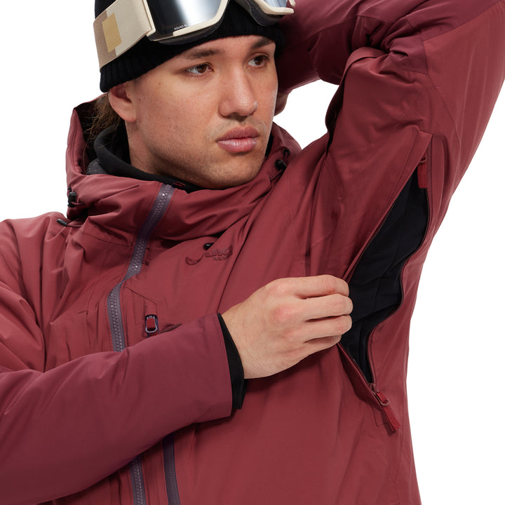 Oyuki Miharashi YamaPro 2L Jacket - Men's Burgandy