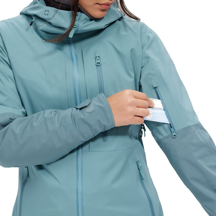 Oyuki Nimi YamaPro 3L Jacket - Women's Teal/Washed Teal