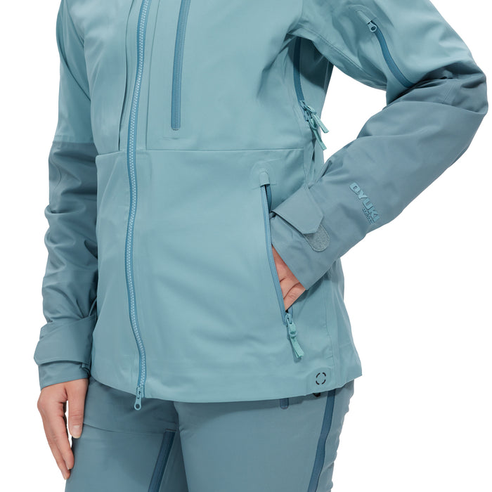 Oyuki Nimi YamaPro 3L Jacket - Women's Teal/Washed Teal