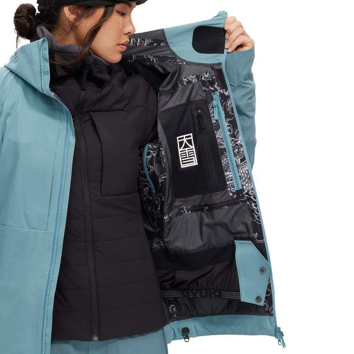 Oyuki Nimi YamaPro 3L Jacket - Women's Teal/Washed Teal