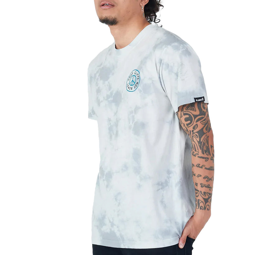 Planks Peace Short Sleeve T-Shirt - Men's Tie-dye (Light)
