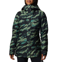 Mountain Hardwear Cloud Bank GORE-TEX Insulated Jacket - Women's Mint Palm Brushstrokes Print::Mint Palm Brushstrokes Print