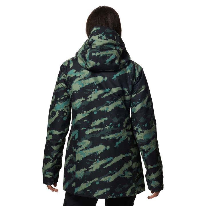 Mountain Hardwear Cloud Bank GORE-TEX Insulated Jacket - Women's Mint Palm Brushstrokes Print