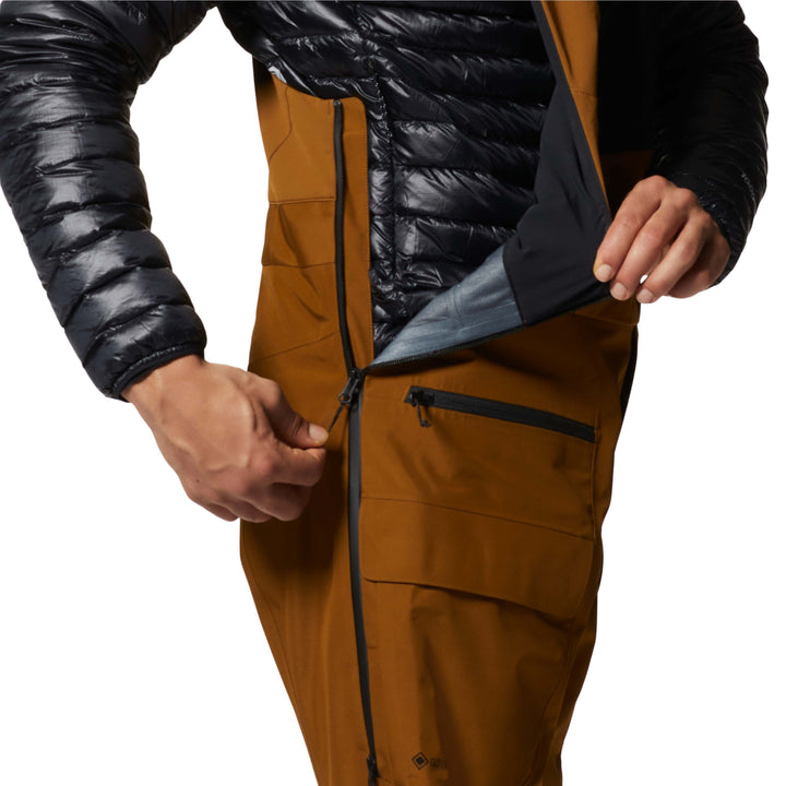 Mountain Hardwear Boundary Ridge™ GORE-TEX 3L Bibs - Men's Golden Brown