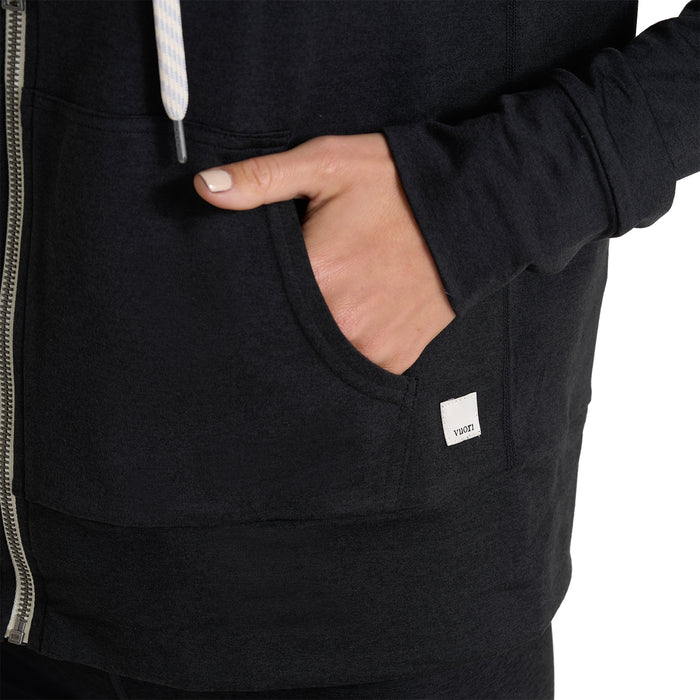 Vuori Halo Performance 2.0 Hoodie - Women's Black Heather
