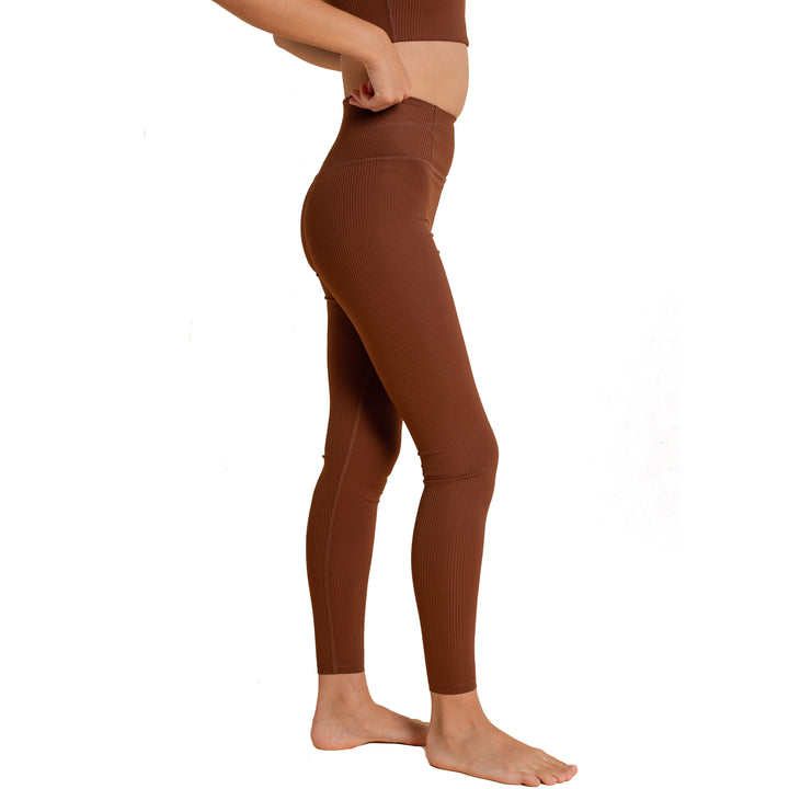 Girlfriend Collective RIB Full Length Leggings - Women's Earth