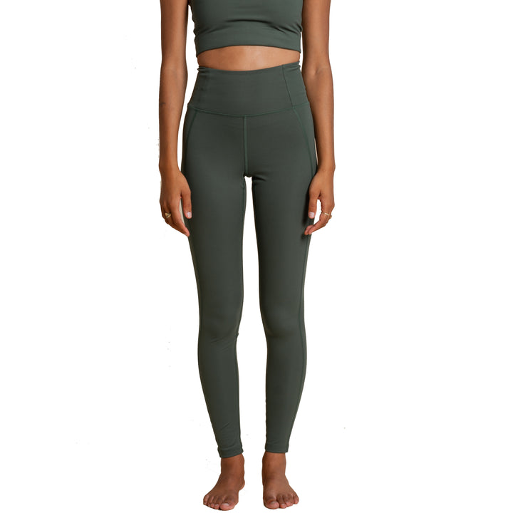 Girlfriend Collective Full Length High Rise Compressive Leggings - Women's Seaweed