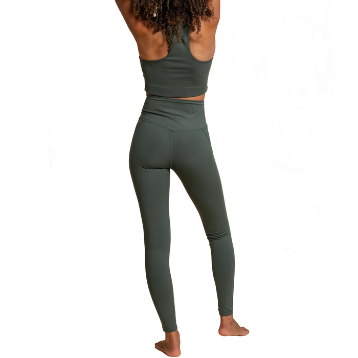 Girlfriend Collective Full Length High Rise Compressive Leggings - Women's Seaweed