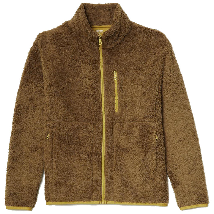 Girlfriend Collective Recycled Full-Zip Fleece - Women's Dark Olive