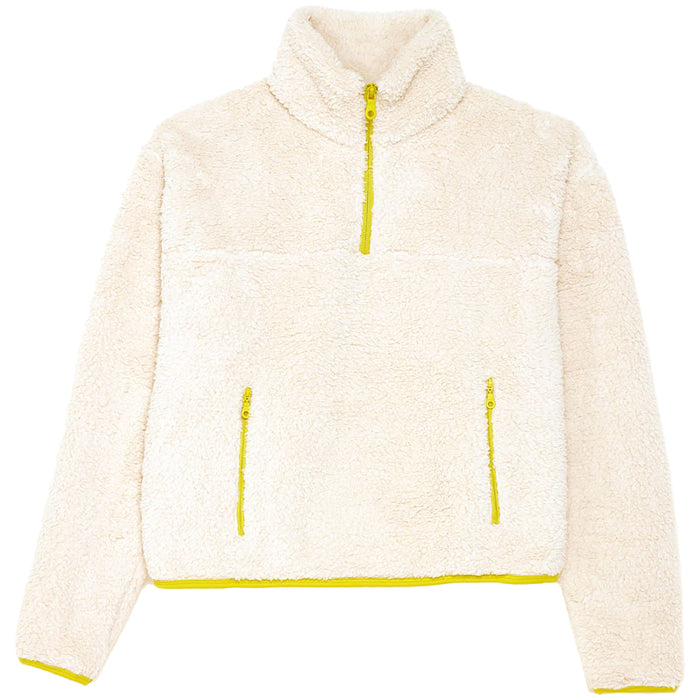 Girlfriend Collective Recycled Half-Zip Fleece - Women's Cream