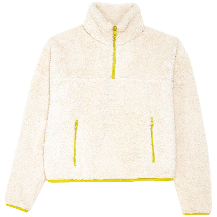 Girlfriend Collective Recycled Half-Zip Fleece - Women's Cream