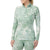 Smartwool Merino 250 Base Layer Pattern 1/4 Zip Top - Women's Jade Marble