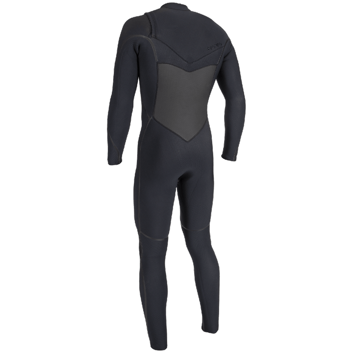 O'Neill 4/3+ Psycho Tech Chest Zip Wetsuit Black/Black
