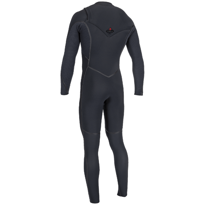 O'Neill 4/3+ Hyperfreak Fire Chest Zip Wetsuit Black/Black